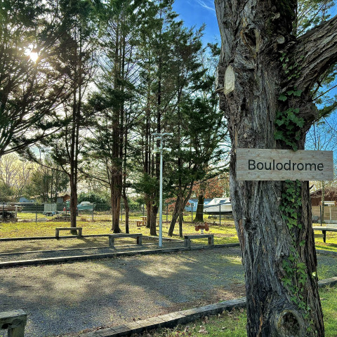 Petanque baan Bassin d'Arcachon camping